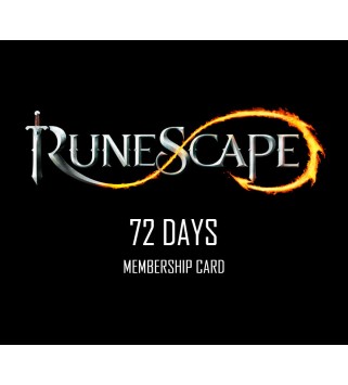 RuneScape 72-Day Prepaid Time Game Card Key GLOBAL